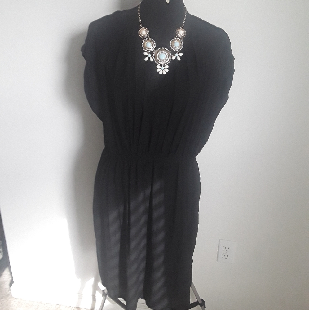 Simple black dress
